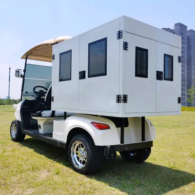 2 Electric Food Delivery Car 4X4 72V plazas de litio Golf Carrito para el Servicio de habitaciones del Hotel