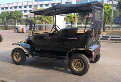 La certificación CE Mini Vintage 5 Pasajeros carro de golf eléctrico