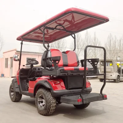 Alta calidad de 4000W 60V Solar Electric carro de golf 4 ruedas Scooter eléctrico plegable personalizado off road 6 personas Turismo vehículo Carrito de golf