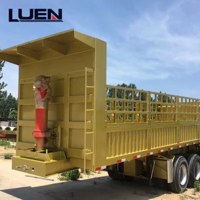 3 ejes Equipo Forestal Gooseneck Utility Dumper remolque Semi Camión en venta en Jordania