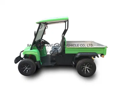Utilitario ATV Farm Vehicle 2 asientos Electric Golf Cart Utility Vehículo