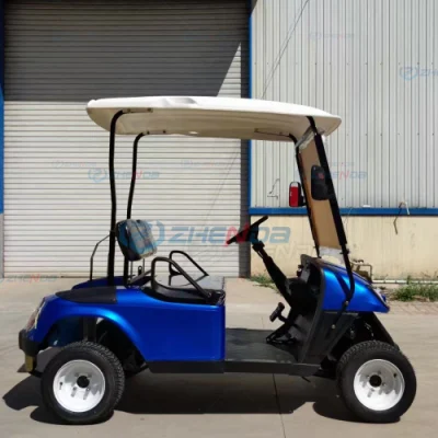 Nuevo modelo de 2 asientos amplios compartimientos carro de golf con CE