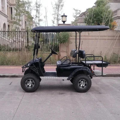Nuevo carrito de golf eléctrico de 4 plazas con CE Certificado sistema de suspensión independiente Servicio de personalización libre