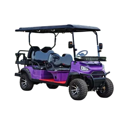 48V 4 rueda 4+2 asientos eléctricos Golf Carts Nuevo Chino Travel Electric 6 personas Golf Cart
