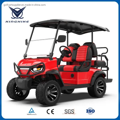 Aplicación de la tecnología de vehículos de carretera 2023 Nuevo Diseño Certificación CE LSV Kinghike Carrito de Golf eléctrico