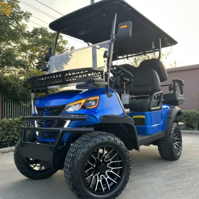 China New 4 People Golf Cart 72V Electric Hunting Cart Para la venta