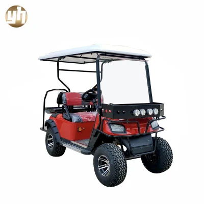 New Chinese 2940*1280*2010mm 48V 4 Wheel 2+2 asientos Golf Carts Kart de golf eléctrico