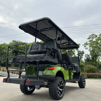 Precio sorpresa último Diseño original 4 asientos chasis Alto personalizado Carritos eléctricos Body Kit Trailers icono Golf Cart en venta
