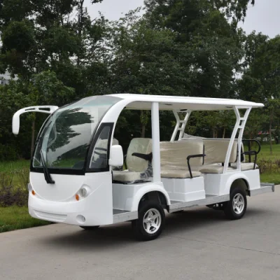 Hoteles y Parques Turísticos autobuses de visita turística eléctricos de 11 plazas En lugares escénicos