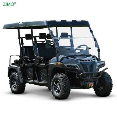 2024 Nueva gasolina 4x4 UTV 4+2 asientos fuera de carretera Carrito de caza Golf Car a la venta