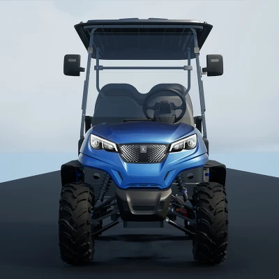 48/72V estilo exclusivo Aerfa Moda moderna 2023 Diseño completamente nuevo 4 asientos de turismo Bus Club coche eléctrico batería de litio Golf Carrito de caza con CE DOT