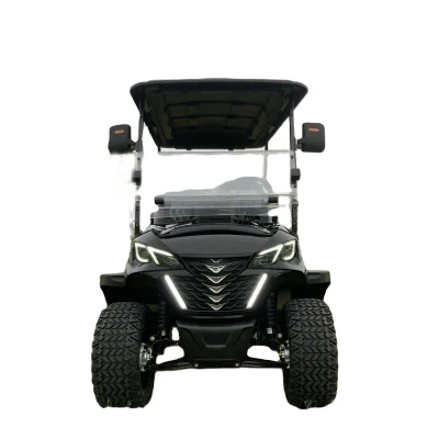 Black 48V Electric Club Carts 2 4 6 8 asientos Carros de golf
