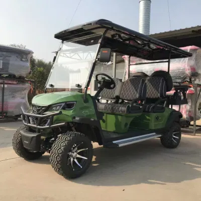 Hot Sale High Quality 4 seater Golf Cart Super Long Gama freno electromagnético Golf Carts
