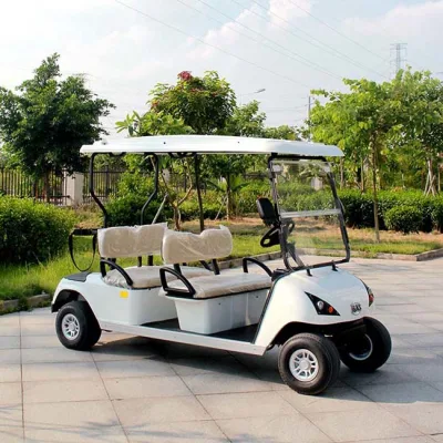 Ce aprobar 4 personas carro de golf con tapas de cajas (DG-C4).