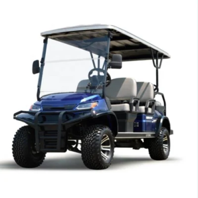 Carrito de Golf de Alta calidad para la Venta, coche de Golf con faros totalmente equipado disponible en Azul y Negro para la Venta