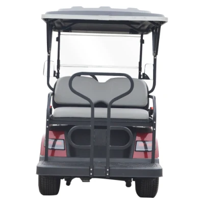 Recorrido eléctrico Golf al por mayor carrito de golf de 4 plazas con plegado Asiento