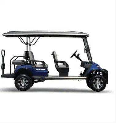 Carrito de Golf de Alta calidad para la Venta, coche de Golf con faros totalmente equipado disponible en Azul y Negro para la Venta