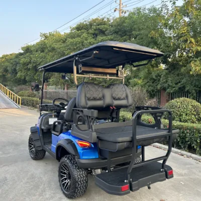 China New 4 People Golf Cart 72V Electric Hunting Cart Para la venta