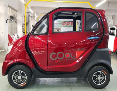 Four-Wheel adulto encerrado coche eléctrico equipado con motor de 1200W 45Ah batería de plomo ácido