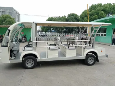 11 asientos Scenic Area Electric Car 72V vehículo turístico multifuncional