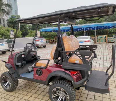 4 Personas Golf Big Wheel carritos de Golf Golf Cart batería eléctrica