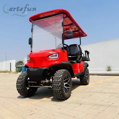 80-100km Mini Golf eléctrico Carro 6 Seater Street icono legal Coche eléctrico de golf