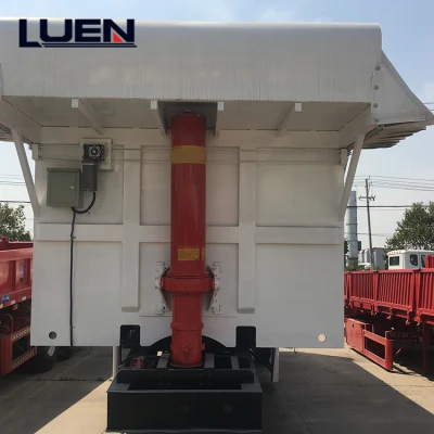 3 ejes Equipo Forestal Gooseneck Utility Dumper remolque Semi Camión en venta en Jordania