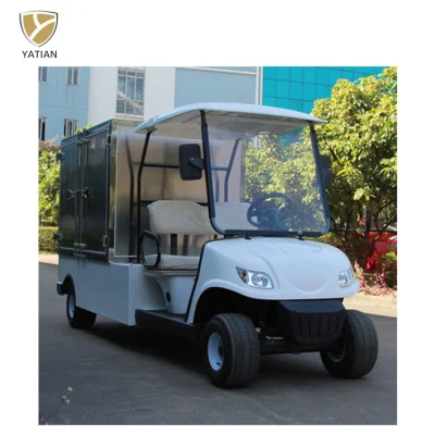 Carrito de golf de la utilidad de batería 48V con caja de aluminio, de 5 caballos de fuerza