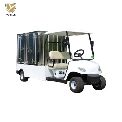 Carrito de golf de la utilidad de batería 48V con caja de aluminio, de 5 caballos de fuerza