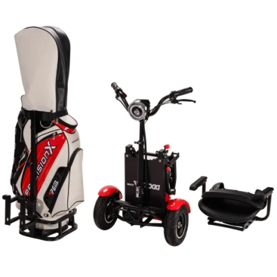 Scooter de movilidad eléctrica de alta calidad con neumático gordo personal para personas mayores de 4 ruedas y batería de litio tipo carrito de golf.