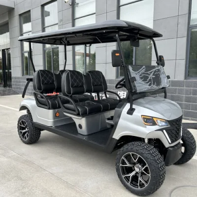 Tiene artículos listos visita 4X4 eléctrico Golf Cart caza chino Carros de golf