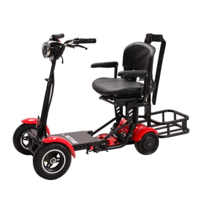 Scooter de movilidad eléctrica de alta calidad con neumático gordo personal para personas mayores de 4 ruedas y batería de litio tipo carrito de golf.