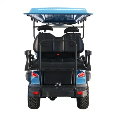 Venta al por mayor Calle Legal Antique 4+2 asientos 4 Wheel Drive Electric Coche eléctrico de carros de golf de litio