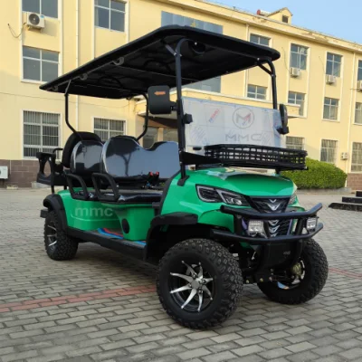 4 Wheel Electric Hunting Club Street Legal Utility coche de vehículos Coche turístico de la piscina de litio eléctrica 2+2 plazas de coche de golf