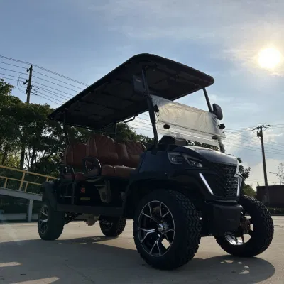 Carro de Golf al por mayor vehículo de utilidad eléctrica vehículos de golf HUAXIN Golf Carts de lujo 2+4 plazas
