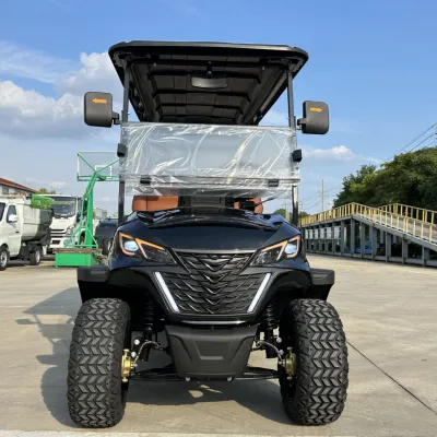 Carro de Golf al por mayor vehículo de utilidad eléctrica vehículos de golf HUAXIN Golf Carts de lujo 2+4 plazas