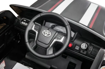 Toyota Land Cruiser de niños con licencia de la policía eléctrico Coche de juguete