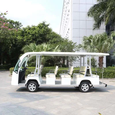 Calle Legal Precio bajo de moda 14 asientos Servicio de Turismo eléctrico Coche turístico (DN-14F-9)