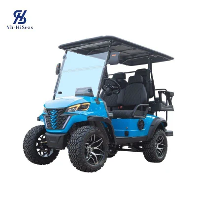 Precio barato de fábrica 48V60V72V batería de litio Golf Cart 2+2 plazas Coche rápido Mini Club cómodo 4 rueda de carrito de golf eléctrico Vehículo eléctrico