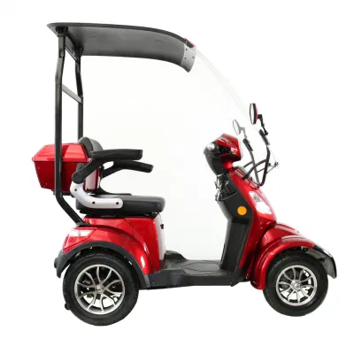 2023 Fabricante de fábrica 800W 40-70km vehículo eléctrico de cuatro ruedas de resistencia Fácil de montar para 3 personas Unisex