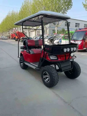 Suspensión independiente aluminio bastidor pedal de aluminio Carro de Golf eléctrico con Medidor profesional