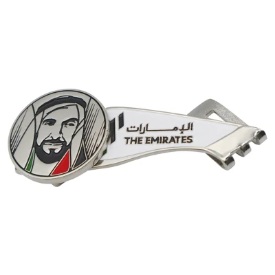 En Stock Switchblade Abrebotellas con Scotty Cameron gracioso Divot imán personalizado de Herramienta de reparación de calzado de Golf en Blanco Clip