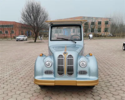 Raysince autobús turístico eléctrico autobús eléctrico Vintage coche con CE Certificado