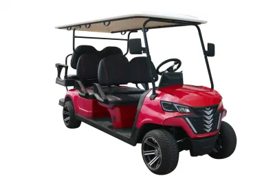 Nueva Tendencia Gran Precio carro de golf 4+2 plazas China forjar G4+2 carro de golf cochecito de golf