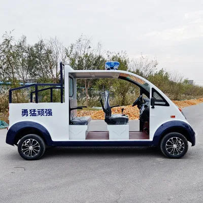 Coche de Patrulla Eléctrica de calidad 2024 con coche de Patrulla de Transporte/ Policía 5 plazas