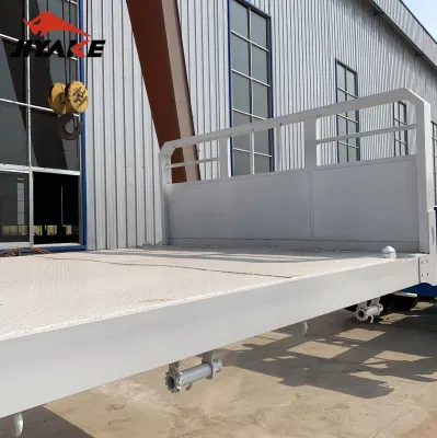 20ft 40ft camión de remolque plano de transporte de contenedores camión de semirremolque Para la venta