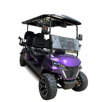 Campo de Golf eléctrico Club Rover Vista de caza de autobuses vehículo especial Carro de Golf Pioneer off-Road con sistema de autoprotección de 2-8 asientos