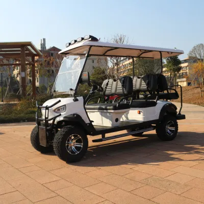 6 persona de lujo Buggy Hunter Sport Street Legal Electric Tourist Carrito de Golf