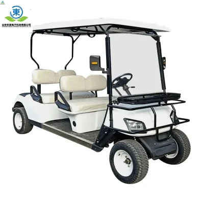 China fabricado con 6 asientos de aluminio eléctrico alimentado por batería Carrito de Golf Calle Legal coche eléctrico para la venta