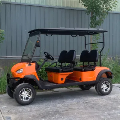 4 freno de disco de rueda 4 asientos carrito de golf eléctrico para Uso de la caza